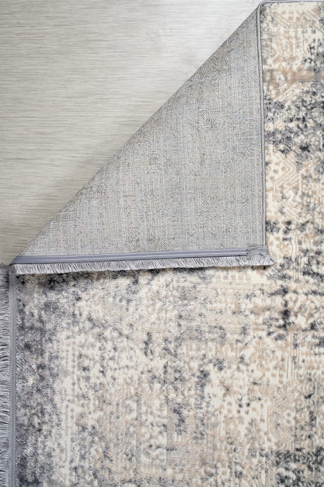 Conceptum Notta 1121 Alfombra de pasillo Gris 120 x 250 cm